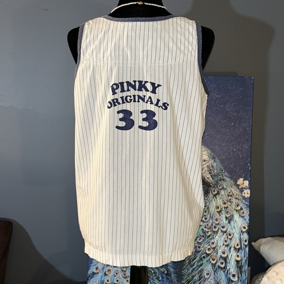 Pinky Size M Umpire Cotton Tank - Picture 6 of 9